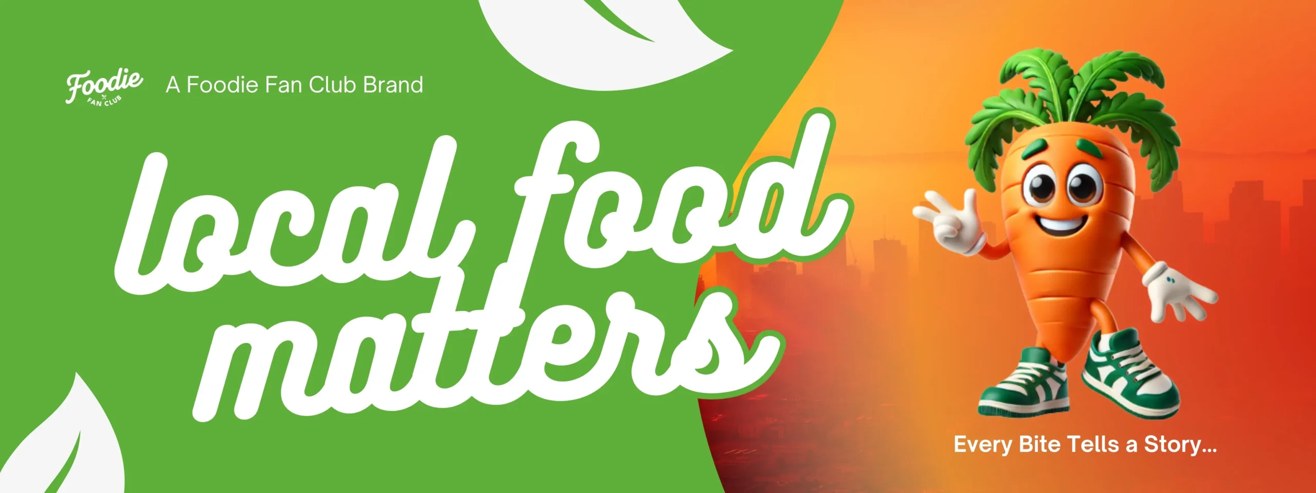 Local Food Matters Banner by Foodie Fan Club